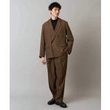 【イージーケア 毛玉になりにくい】LANATECヘリンボーンダブルブレストジャケ… | a.v.v【MEN】 | 詳細画像8 