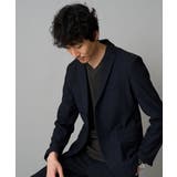 デニムライクストレッチ裏起毛テーラードジャケット | a.v.v【MEN】 | 詳細画像1 