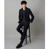 デニムライクストレッチ裏起毛テーラードジャケット | a.v.v【MEN】 | 詳細画像30 