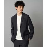 ダークグレー | LANATECヘリンボーンテーラードジャケット | a.v.v【MEN】