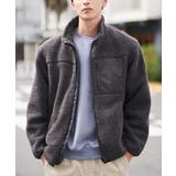 【洗濯機で洗える】ボアフリースブルゾン[WEB限定サイズ] | a.v.v【MEN】 | 詳細画像1 
