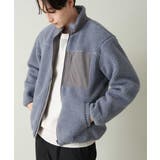 ライトブルー | 【洗濯機で洗える】ボアフリースブルゾン[WEB限定サイズ] | a.v.v【MEN】