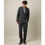 【洗濯機で洗える】ヘリンボーン柄テーラードジャケット(セットアップ可） | a.v.v【MEN】 | 詳細画像13 