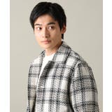【洗濯機で洗える】ツイードチェックショートブルゾン | a.v.v【MEN】 | 詳細画像32