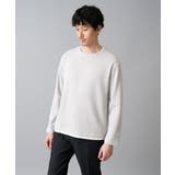 【イージーケア/洗濯機で洗える】畔裏起毛フェイクレイヤードカットソー | a.v.v【MEN】 | 詳細画像1 