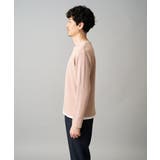 【イージーケア/洗濯機で洗える】畔裏起毛フェイクレイヤードカットソー | a.v.v【MEN】 | 詳細画像3 