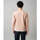 【イージーケア/洗濯機で洗える】畔裏起毛フェイクレイヤードカットソー | a.v.v【MEN】 | 詳細画像4 