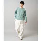 【イージーケア/洗濯機で洗える】畔裏起毛フェイクレイヤードカットソー | a.v.v【MEN】 | 詳細画像7 