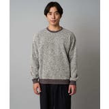 【洗濯機で洗える】ツイードライクフリースプルオーバー | a.v.v【MEN】 | 詳細画像10