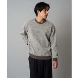 【洗濯機で洗える】ツイードライクフリースプルオーバー | a.v.v【MEN】 | 詳細画像11