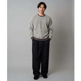 【洗濯機で洗える】ツイードライクフリースプルオーバー | a.v.v【MEN】 | 詳細画像3