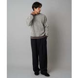 【洗濯機で洗える】ツイードライクフリースプルオーバー | a.v.v【MEN】 | 詳細画像4