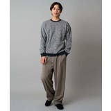 【洗濯機で洗える】ツイードライクフリースプルオーバー | a.v.v【MEN】 | 詳細画像7