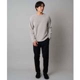 【洗濯機で洗える】モール幾何ジャカードクルーネックプルオーバー | a.v.v【MEN】 | 詳細画像10