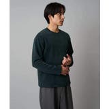 【洗濯機で洗える】モール幾何ジャカードクルーネックプルオーバー | a.v.v【MEN】 | 詳細画像12