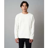 【洗濯機で洗える】モール幾何ジャカードクルーネックプルオーバー | a.v.v【MEN】 | 詳細画像13