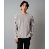 【洗濯機で洗える】モール幾何ジャカードクルーネックプルオーバー | a.v.v【MEN】 | 詳細画像14