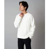 【洗濯機で洗える】モール幾何ジャカードクルーネックプルオーバー | a.v.v【MEN】 | 詳細画像16