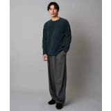 【洗濯機で洗える】モール幾何ジャカードクルーネックプルオーバー | a.v.v【MEN】 | 詳細画像3