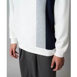 【イージーケア/洗濯機で洗える】フクレジャカード縦切替プルオーバー | a.v.v【MEN】 | 詳細画像10 