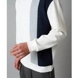 【イージーケア/洗濯機で洗える】フクレジャカード縦切替プルオーバー | a.v.v【MEN】 | 詳細画像9 