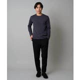 バスケットジャカードクルーネックスマートTシャツ | a.v.v【MEN】 | 詳細画像6