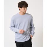 【毛玉になりにくい】なめらかダンボール クルーネックスウェット | a.v.v【MEN】 | 詳細画像1
