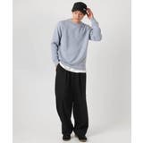 【毛玉になりにくい】なめらかダンボール クルーネックスウェット | a.v.v【MEN】 | 詳細画像24