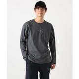 【コットン100%】ミニロゴプリントロングTシャツ | a.v.v【MEN】 | 詳細画像26
