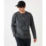 ダークグレー | 【コットン100%】ミニロゴプリントロングTシャツ | a.v.v【MEN】