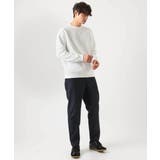 【毛玉になりにくい】幾何柄フクレジャカード クルーネックスウェット | a.v.v【MEN】 | 詳細画像11 