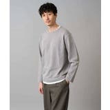 【イージーケア 洗濯機で洗える 毛玉になりにくい】変形ヘリンボンフェイクレイヤー… | a.v.v【MEN】 | 詳細画像1 