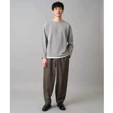 【イージーケア 洗濯機で洗える 毛玉になりにくい】変形ヘリンボンフェイクレイヤー… | a.v.v【MEN】 | 詳細画像10 