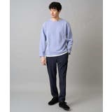 【イージーケア 洗濯機で洗える 毛玉になりにくい】変形ヘリンボンフェイクレイヤー… | a.v.v【MEN】 | 詳細画像3 