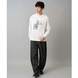 フォトプリントワイドシルエットカットソー | a.v.v【MEN】 | 詳細画像2 