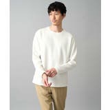 【イージーケア 洗濯機で洗える 毛玉になりにくい】キカジャガードクルーネックプル… | a.v.v【MEN】 | 詳細画像1 