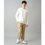 【イージーケア 洗濯機で洗える 毛玉になりにくい】キカジャガードクルーネックプル… | a.v.v【MEN】 | 詳細画像3 