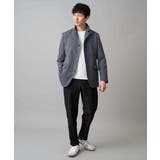 【スマート/イージーケア/洗濯機で洗える/毛玉になりにくい】オーバルジャガード | a.v.v【MEN】 | 詳細画像12 