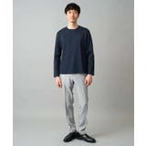 【スマート/イージーケア/洗濯機で洗える/毛玉になりにくい】オーバルジャガード | a.v.v【MEN】 | 詳細画像2 