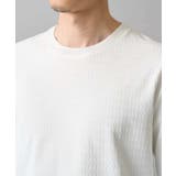 【スマート/イージーケア/洗濯機で洗える/毛玉になりにくい】オーバルジャガード | a.v.v【MEN】 | 詳細画像27 