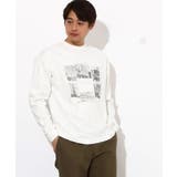 ホワイト | 【ユニセックス】PARISフォトプリントワイドシルエットロングTシャツ | a.v.v【MEN】