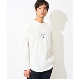 ホワイト | 【KANGOL】スクエアプリントロングシルエットカットソー | a.v.v【MEN】