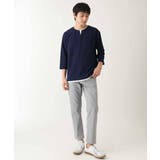 【イージーケア/接触冷感】梨地フェイクレイヤードカットソー | a.v.v【MEN】 | 詳細画像17