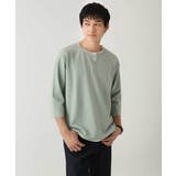 【イージーケア/接触冷感】梨地フェイクレイヤードカットソー | a.v.v【MEN】 | 詳細画像2