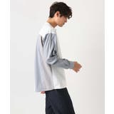 ハーフジップバックシャン切替クルーネックカットソー(デザテクシリーズ) | a.v.v【MEN】 | 詳細画像14