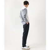 ハーフジップバックシャン切替クルーネックカットソー(デザテクシリーズ) | a.v.v【MEN】 | 詳細画像3