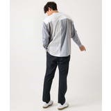 ハーフジップバックシャン切替クルーネックカットソー(デザテクシリーズ) | a.v.v【MEN】 | 詳細画像5