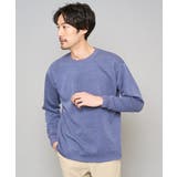 【イージーケア 洗濯機で洗える 毛玉になりにくい】タックジャカードクルーネックプ… | a.v.v【MEN】 | 詳細画像1