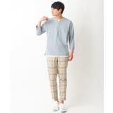 【新作/涼感】梨地フェイクレイヤードカットソー(Good Teeシリーズ） | a.v.v【MEN】 | 詳細画像10 