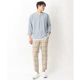 【新作/涼感】梨地フェイクレイヤードカットソー(Good Teeシリーズ） | a.v.v【MEN】 | 詳細画像11 